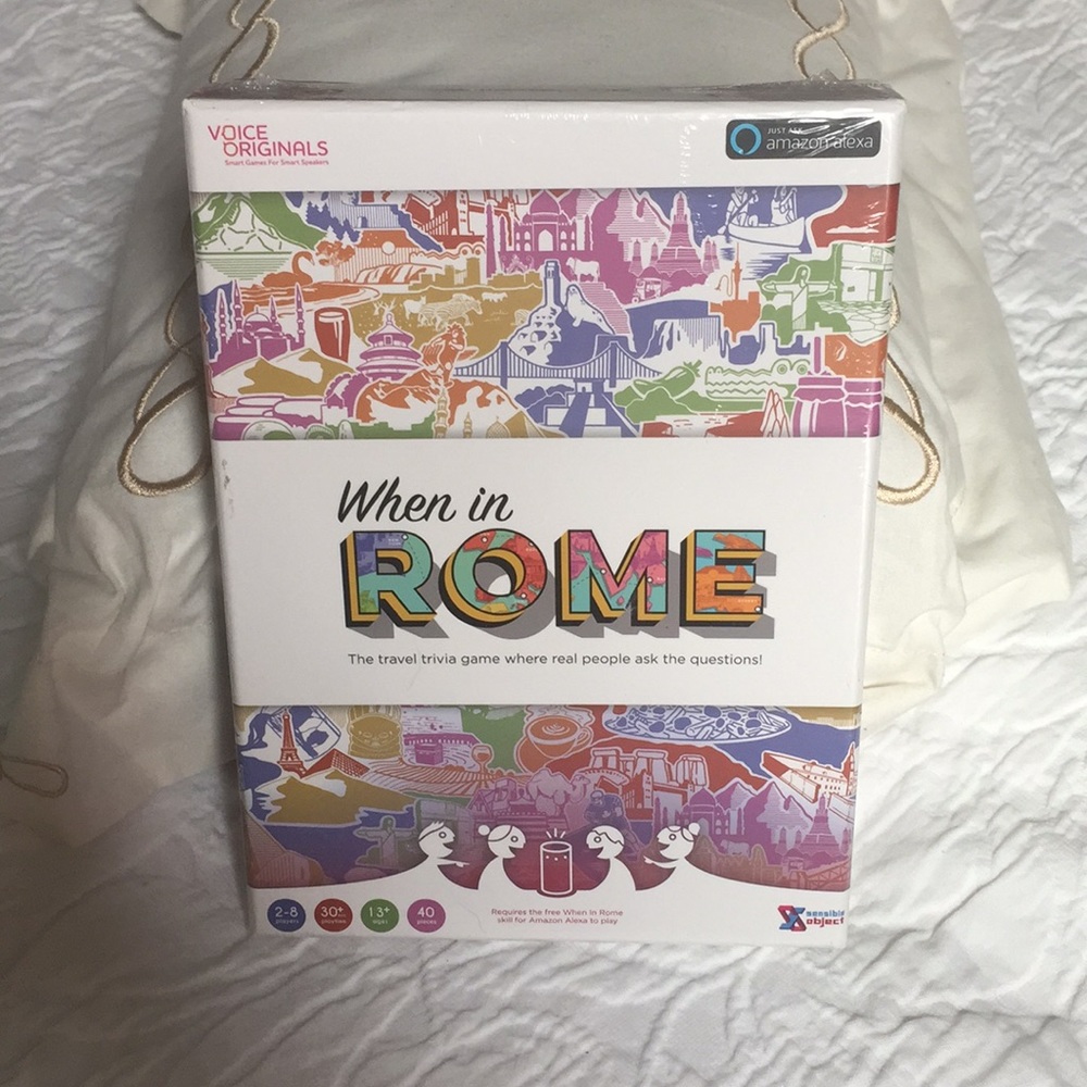 🌻 WHEN IN ROME trivia game
